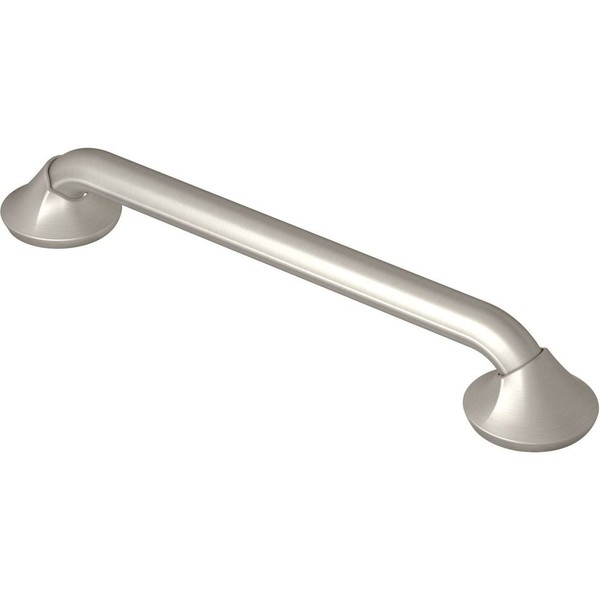 Moen YG2824BN Eva Collection Safety 24-Inch Stainless Steel Transitional Bathroom Grab Bar, Brushed Nickel