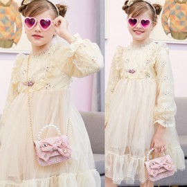 Gifts for Little Girls, Mini Kids Purses Baby Handbag Toddler Purse Sunglasses Gift Box Set Travel Shoulder Crossbody Bag (S2-Pink set)