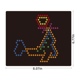 Refill Templates 20PCS for Use with Creative Light Up Board,Kids Magic Light Screen Accessories Learning Toys Ages 4+ (20PCS Entertainment Theme)