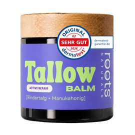 roots NATURALS Tallow Beef Tallow, Honey Balm, Foot Cream