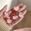 6Pcs Bow Rose Flower Hair Clips Heart Bow knot Hair