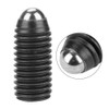 10 Pieces M12 Carbon Steel Thread Ball Black Spring Plungers