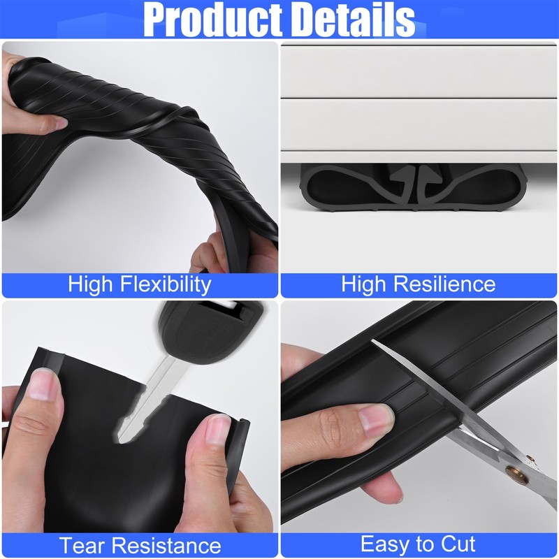 ToLanbbt 17FT Garage Door Bottom Seal Strip for Clopay, EPDM