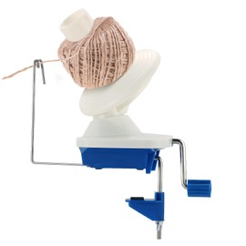 AMGSH Yarn Ball Winder Manual Winder Holder Hand-Operated Swift Yarn Fiber String Ball (Blue)