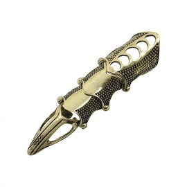 CSIYANJRY99 Women's Knuckle Joint Full Finger Claw Ring Punk Rock Eagle Claw Armor Activity Ring Gothic Halloween Cosplay Jewelry for women