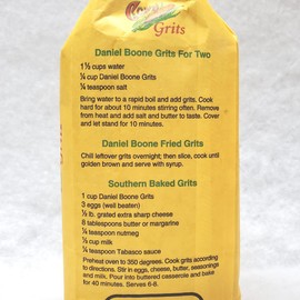 Daniel Boone Fresh Coarse Stone Ground Yellow Corn Grits 2/2 Pound Bags