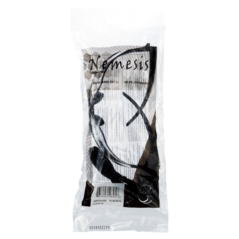 Jackson Safety Protective Glasses V30 Nemesis 1 Piece 67640 (With