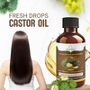Organic Castor Oil 200ml, Pure Cold Pressed, Hexane Free, fresh