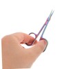 minkissy Stainless Steel Cuticle Cutter Ergonomic Nail Care Tool for