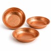 Gemejutor Copper Hammered Decorative Bowls, Set of 3, 11.4cm Versatile