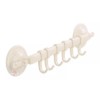 J.H. Company Perchero Adherible Multiusos Baño O Cocina 6 Ganchos