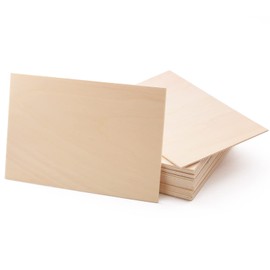 Pstyle. PST-106 Wood, Plywood, 3.9 x 3.9 x 0.06 inches (100 x 100 x 1.5 mm), Set of 30