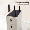 Homcosan Night Stand Small Size 9.84", Modern Minimalist Bedside Table