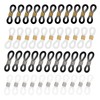 Giantree 40 Pack Eyeglass Chain Connector, Adjustable Anti-Slip Silicone Eyeglass