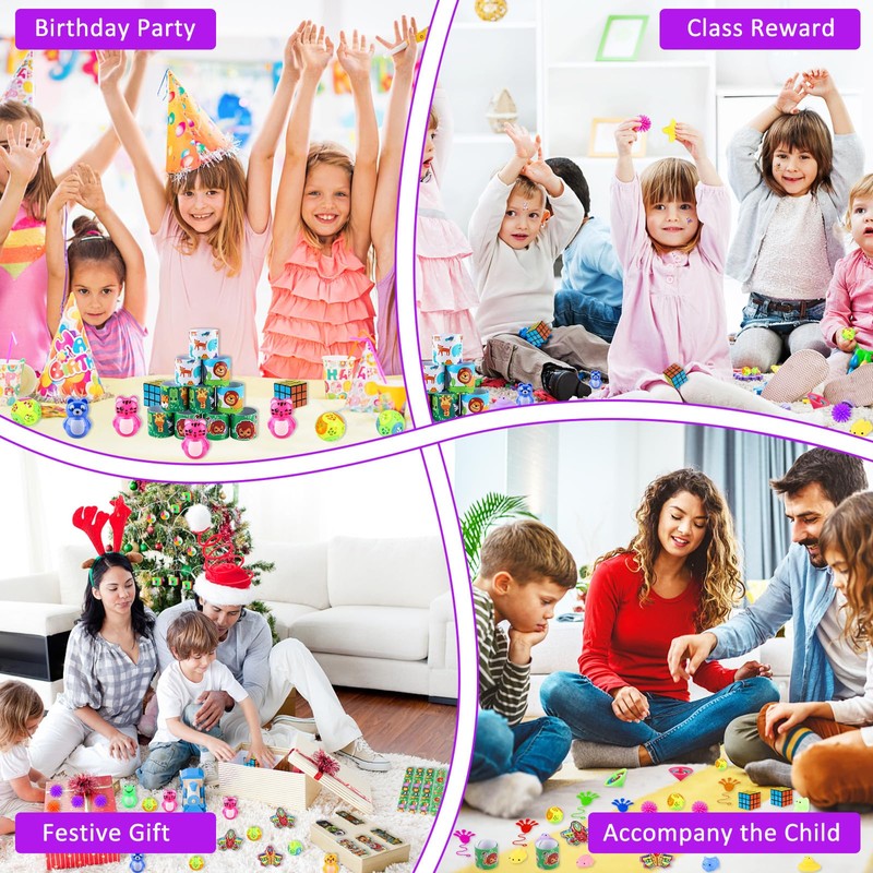 Foymlon Giocattoli, 120pcs Gadget Compleanno, Sacchetti Regalo per Set di