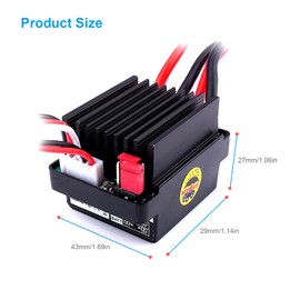 RUIZHI 320A RC Car Boat ESC Electronic Speed Controller with Brake for RC Boat Car Model Car