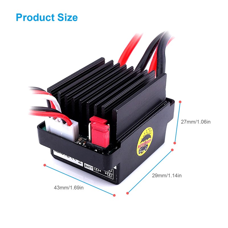 RUIZHI 320A RC Car Boat ESC Electronic Speed Controller with
