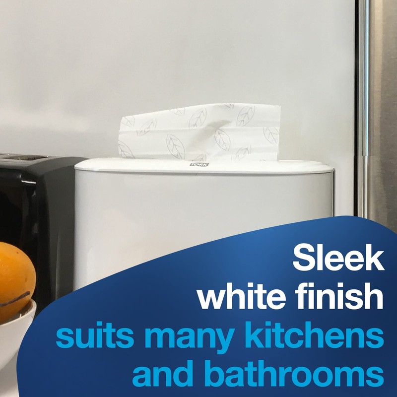 Tork Xpress Paper Towel Dispenser, White, H2/H23 Multifold Compatible, Compact