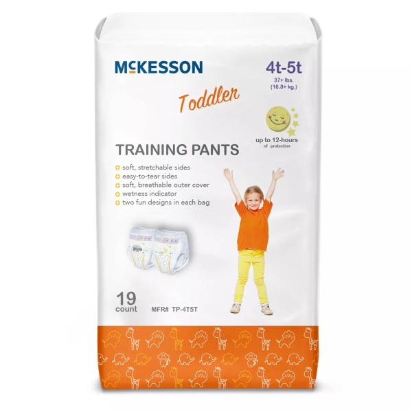 McKesson Toddler Toddler Training Pants Size 4T to 5T Over