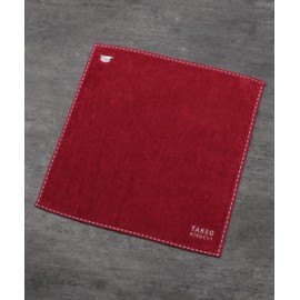 Takeokikuchi 07001364 Men's Handkerchief, Hand Towel, Made in Japan, bordeaux (064)