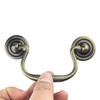 MuDuJia 4-Pack 3.5" Hole Centers Dark Antique Brass Hanging Ring