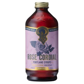 Portland Syrups Rose Cordial Syrup (16 oz) (12 Fl Oz (Pack of 2))