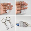 LXCCXM Brick Heart Keychain for Couples Best Friend BFF Matching