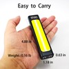 2 Pack Rechargeable EDC Flat Flashlight 600 Lumens 8 Modes