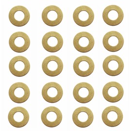 20 pcs EDC Pocket Knife Brass Washer Gasket for 26 SP, Pivot Pin Washers Meson Shim Gasket Replacement,Folding Knives Cushion Pad Ring Bearing, 0.5x11x5.2 mm