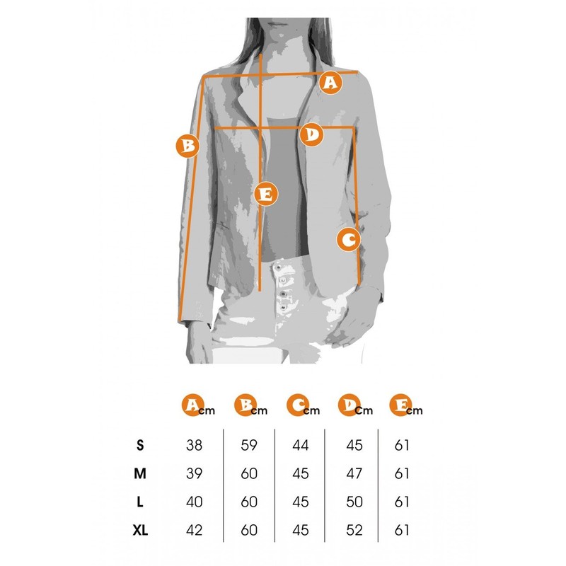 Caspar BZR004 Short Women's Linen Summer Blazer, beige