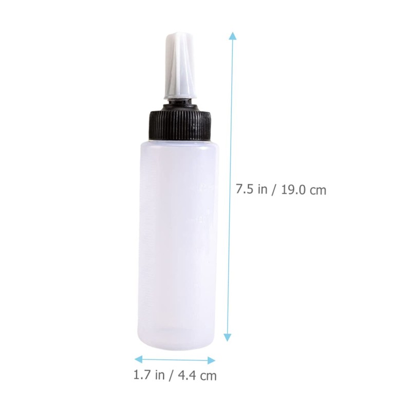 TOVINANNA 2sets Hair Applicator Bottle Refillable Empty Hair Dyeing Bottle