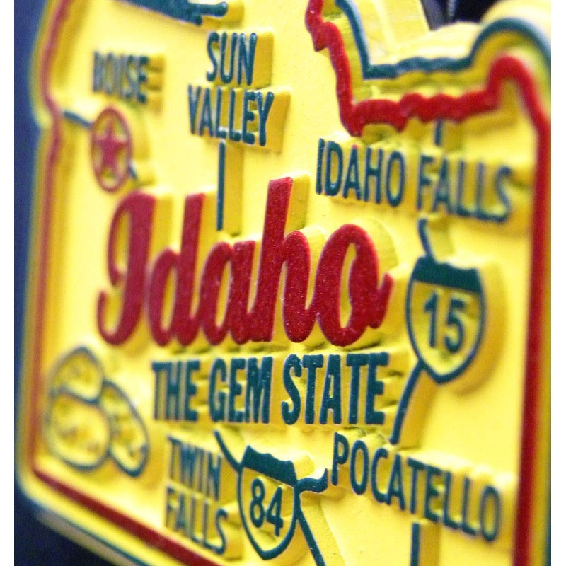 Texas Giant State Magnet by Classic Magnets, 3.9" x 3.7",