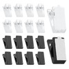 PATIKIL Self Adhensive Clips, 20 Pcs Plastic Mini Rectangle Tapestry