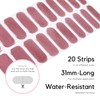 NAILOG Semi-Cured Gel Nail Strips, 20 Strips, Long-Lasting, Salon-Quality, Nail