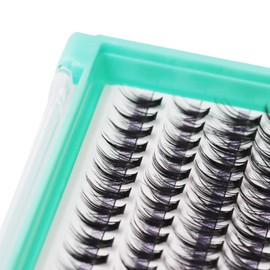 Bodermincer XXXL Tray 560pcs 40D Cluster D Curl 10-12-14-16mm Mixed Cluster DIY at Home Lashes Eyelashes Extensions (40D-D Curl-10-12-14-16mm Mixed)