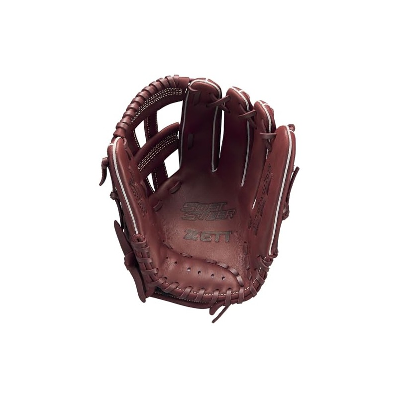 Zett Soft Baseball Glove, Soft Steer, All-Round Use, For Right-Handed