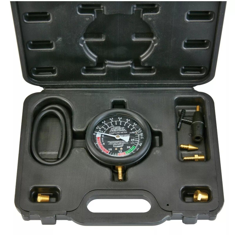 PITTSBURGH AUTOMOTIVE ENGINE VACUUM FUEL PUMP GAUGE TEST KIT SET