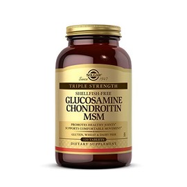 Solgar Extra Strength Glucosamine Chondroitin MSM - 120 Tablets