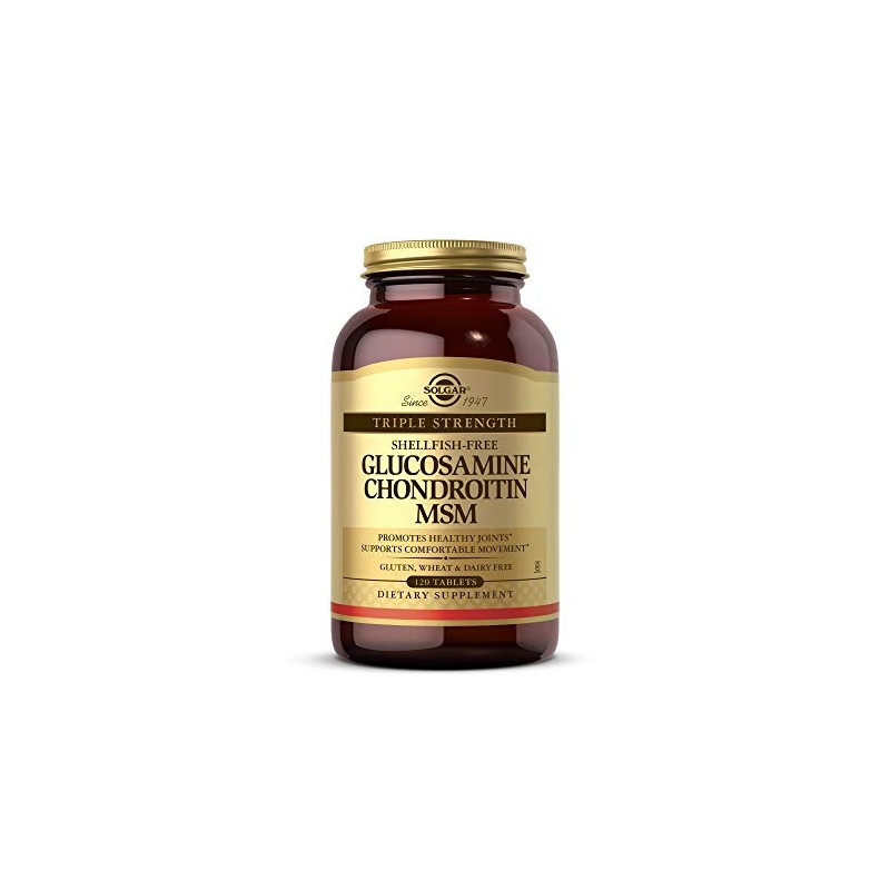 Solgar Extra Strength Glucosamine Chondroitin MSM - 120 Tablets