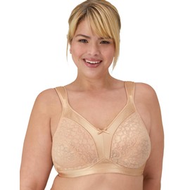 Playtex 18 Hour Lace-Cup Wire-Free Bra, Soft Taupe, 38C
