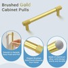 KNOBWELL 6 Pack Knurled Vintage Antique Champagne Bronze Solid 3