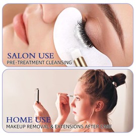 Lash Shampoo for Lash Extensions 150ml Eyelash Extension Cleanser Natural Lash Extension Shampoo Arison Safe Eyelid Foaming Cleanser Makeup Remover, for Home and Salon Use, Deep Cleansing & Nourishing Unscented