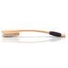 OWIIZI Bath Brush Wooden Curved Long Handle Antiskid Shower Brush