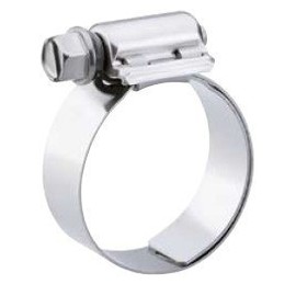 10 Pack Breeze 9220 Aero-Seal Liner Clamps with Plated Screw Effective Diameter Range: 13/16" - 1-3/4" (21mm - 44mm)