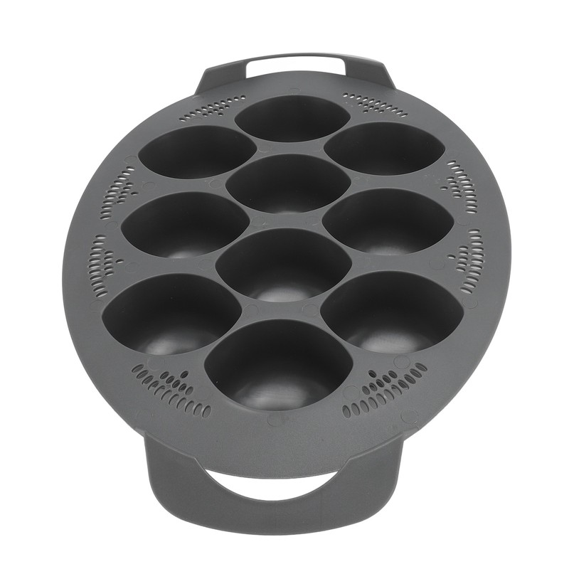 10 Holes Egg Poacher Insert Easy Release Portable Multifunctional Egg