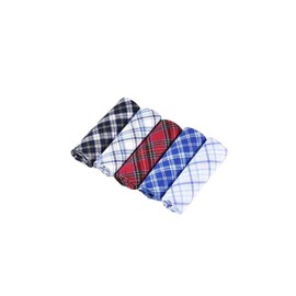 JukLoos Men's Handkerchiefs,100% Soft Cotton Pocket Handkerchiefs for Men Cotton 5 Pack