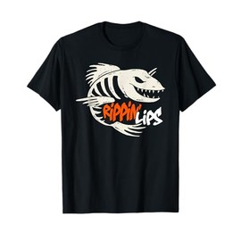 Fishing Rippin' Lips Fish Bones T Shirt T-Shirt
