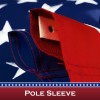UD_USA American Flag 2x3FT 5-Pack Pole Sleeve Embroidered Polyester By