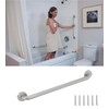 HEALTHCRAFT Easy Mount Grab Bar: ADA-compliant stainless-steel with concealed screws,