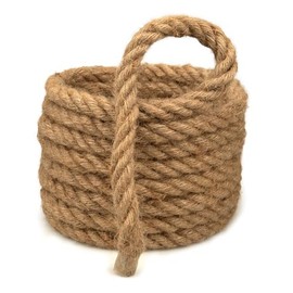 Rope & Cord 100% Hemp Natural Jute Cord – Eco-Friendly Rope for DIY Hobbies – 5/8 Inch (5 Meters)